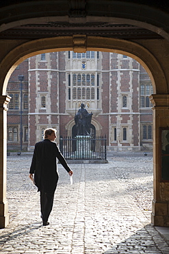 Student in Eton College, Eton, Berkshire, England, United Kingdom, Europe