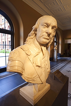 Bust of Oliver Cromwell by Joseph Wilton, Victoria and Albert Museum, London, England, United Kingdom, Europe