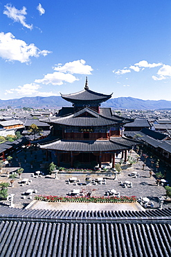 Mu Family Mansion, Ming Dynasty, Old Town, UNESCO World Heritage Site, Lijiang, Yunnan Province, China, Asia