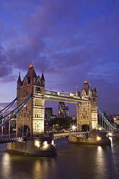 Tower Bridge and River Thames, London, England, United Kingdom, Europe