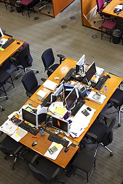 Office Floor of Lloyds Insurance Building, City of London, London, England, United Kingdom, Europe