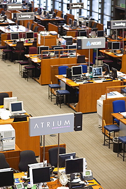 Office Floor of Lloyds Insurance Building, City of London, London, England, United Kingdom, Europe