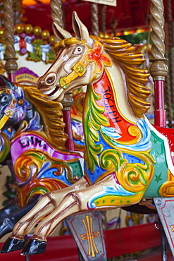 Carousel horse, England, United Kingdom, Europe