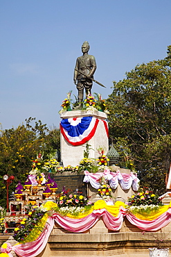 King Uthong Monument, Ayutthaya Historical Park, Ayutthaya, Thailand, Southeast Asia, Asia