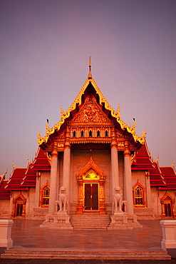 The Marble Temple (Wat Benchamabophit), Bangkok, Thailand, Southeast Asia, Asia