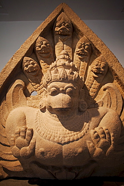 Sandstone sculpture of Garuda dating from the 10th century, History Museum, Ho Chi Minh City, Vietnam, Indochina, Southeast Asia, Asia