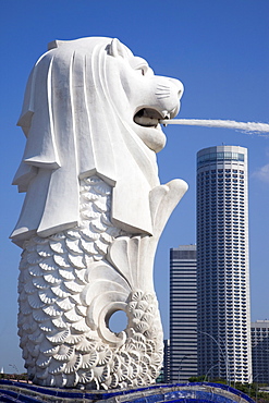 Merlion Statue, Singapore, Southeast Asia, Asia