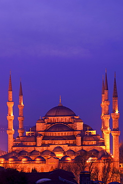 Blue Mosque (Sultan Ahmet Camii), Istanbul, Turkey, Europe