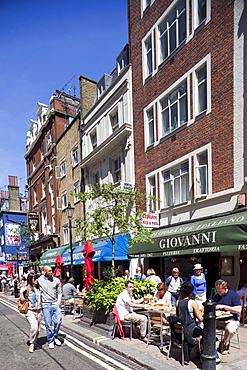 Restaurants and cafes, Marylebone, London, England, United Kingdom, Europe