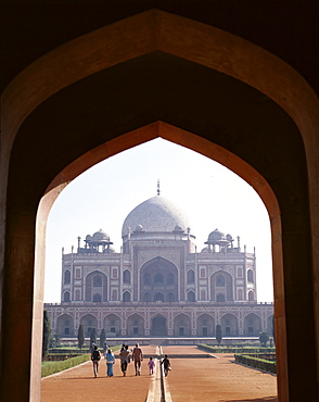 Humayans Tomb, UNESCO World Heritage Site, Delhi, India, Asia