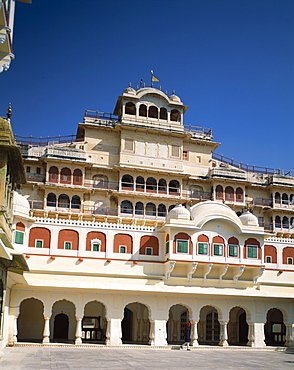 City Palace, Jaipur, Rajasthan, India, Asia