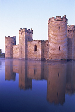 Bodiam Castle, East Sussex, England, United Kingdom, Europe