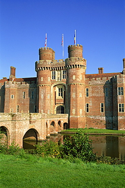 Herstmonceux Castle, East Sussex, England, United Kingdom, Europe