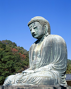 The Great Buddha (Daibutsu), Kamakura, Honshu, Japan, Asia