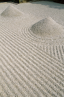 Daisen-in (The Great Ocean Rock) Zen garden, Daitokuji Temple, Kyoto, Honshu, Japan, Asia