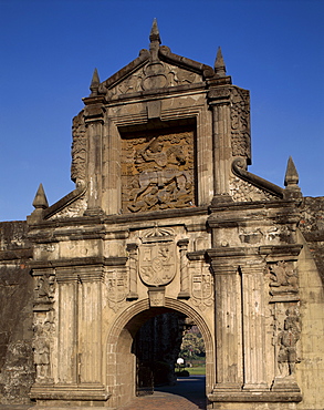 Fort Santiago Gate, Intramuros, Manilla, Philippines, Southeast Asia, Asia