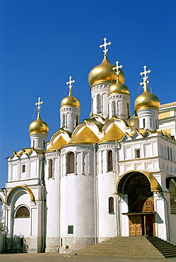 Annunciation Cathedral, Kremlin, UNESCO World Heritage Site, Moscow, Russia, Europe