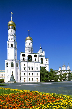 Ivan The Great Bell Tower, Kremlin, UNESCO World Heritage Site, Moscow, Russia, Europe