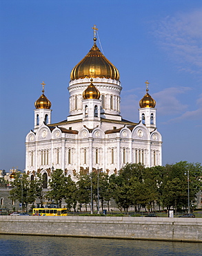 Church of Christ The Saviour and Moskva River, Moscow, Russia, Europe