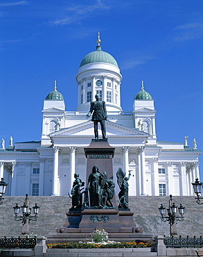 The Lutheran Cathedral, Senate Square, Helsinki, Finland, Scandinavia, Europe