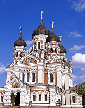 Alexander Nevski Cathedral, Old Town, UNESCO World Heritage Site, Tallin, Estonia, Baltic States, Europe