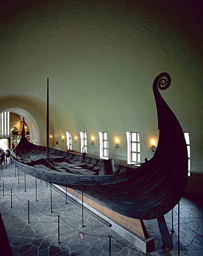 Oseburg Ship, Viking Ship Museum, Oslo, Norway, Scandinavia, Europe