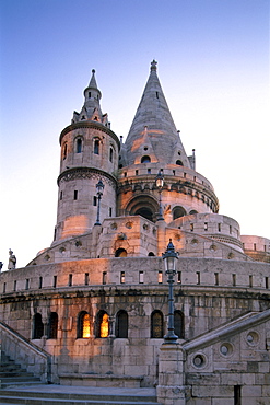 Fishermens Bastion, Buda, UNESCO World Heritage Site, Budapest, Hungary, Europe