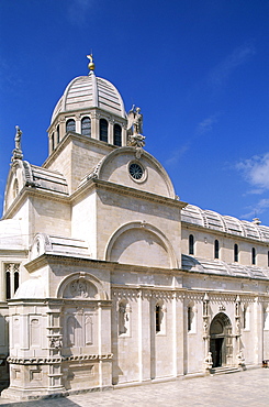 Cathedral of St. James, UNESCO World Heritage Site, Sibenik, Dalmatian Coast, Croatia, Europe