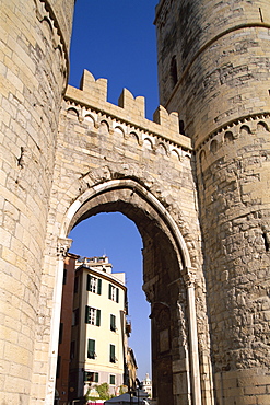 Porta Soprana, Genoa (Genova), Liguria, Italy, Europe