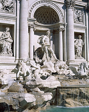 Trevi Fountain, Rome, Lazio, Italy, Europe