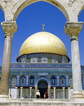 Dome of the Rock, UNESCO World Heritage Site, Jerusalem, Israel, Middle East