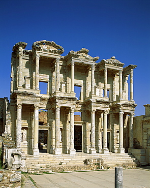 Library of Celsus, Ephesus, Aegean Coast, Anatolia, Turkey, Asia Minor, Eurasia