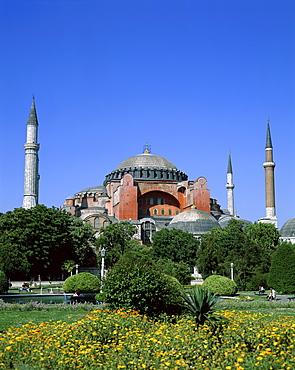 St. Sophia Mosque, UNESCO World Heritage Site, Istanbul, Turkey, Europe