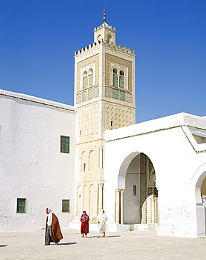 Sidi Sahbi Mosque, Kairouan, UNESCO World Heritage Site, Tunisia, North Africa, Africa