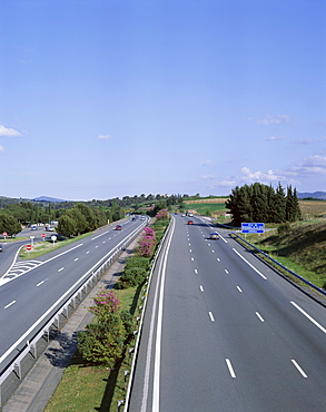 Empty highway, France, Europe