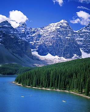 Moraine Lake, Banff National Park, UNESCO World Heritage Site, The Rockies, Alberta, Canada, North America