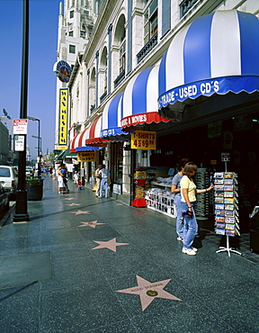 Walk of Fame, Hollywood Boulevard, Hollywood, Los Angeles, California, United States of America, North America