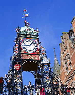 Eastgate Clock, Chester, Cheshire, England, United Kingdom, Europe