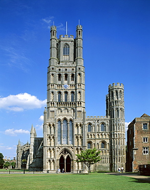 Ely Cathedral, Ely, Cambridgeshire, England, United Kingdom, Europe