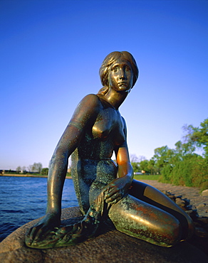 Little Mermaid statue, Copenhagen, Denmark, Scandinavia, Europe