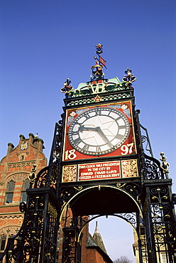 Eastgate Clock, Chester, Cheshire, England, United Kingdom, Europe