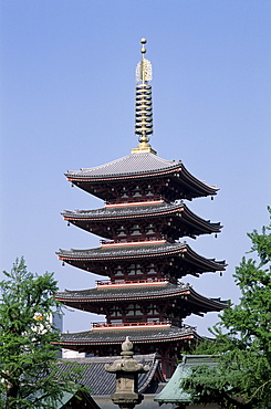 Asakusa Kannon Temple, Tokyo, Japan, Asia