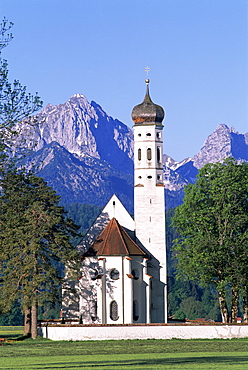 St. Colemans Church, Schwangau, Bavaria, Germany, Europe