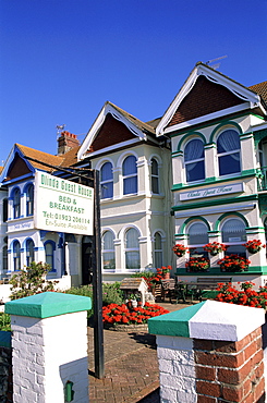 Typical Bed and Breakfast accommodation, Worthing, Sussex, England, United Kingdom, Europe