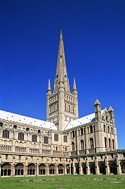 Norwich Cathedral, Norwich, Norfolk, England, United Kingdom, Europe