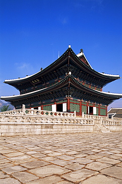 Geunjeongjeon Pavilion, Gyeongbokgung Palace, Seoul, South Korea, Asia