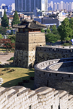 Seobukgangsimdon Tower, Hwaseong Fortress, Suwon, near Seoul, South Korea, Asia