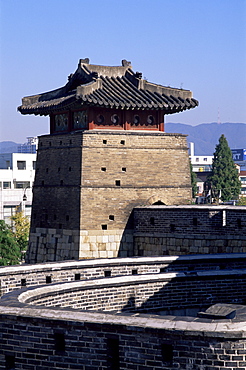 Seobukgangsimdon Tower, Hwaseong Fortress, Suwon, near Seoul, South Korea, Asia