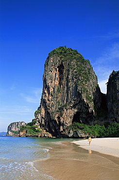 Phranang Cave Beach, Krabi, Phi Phi National Park, Thailand, Southeast Asia, Asia