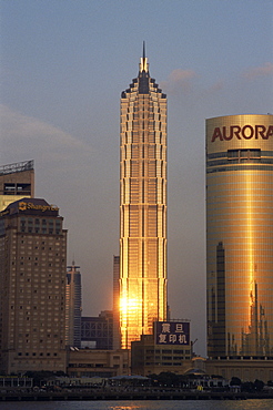 Jinmao Tower, Pudong, Shanghai, China, Asia